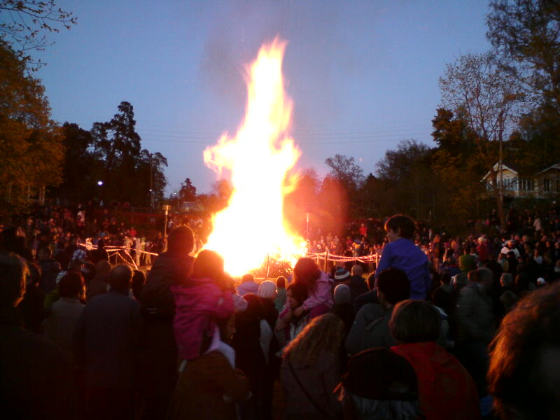 Valborgsmässoafton på Klubbensborg 2011. Foto: Henrik Hemrin