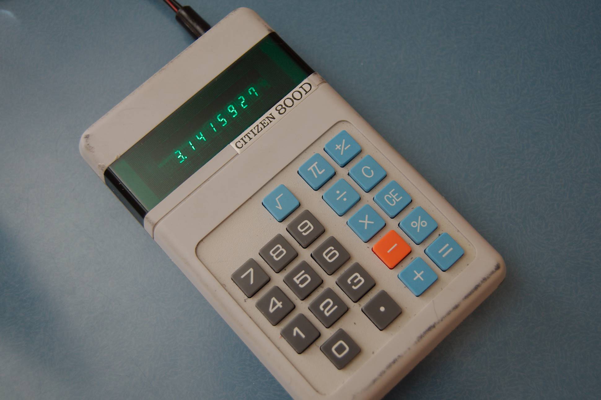 Citizen 800D calculator [photo: Henrik Hemrin]
